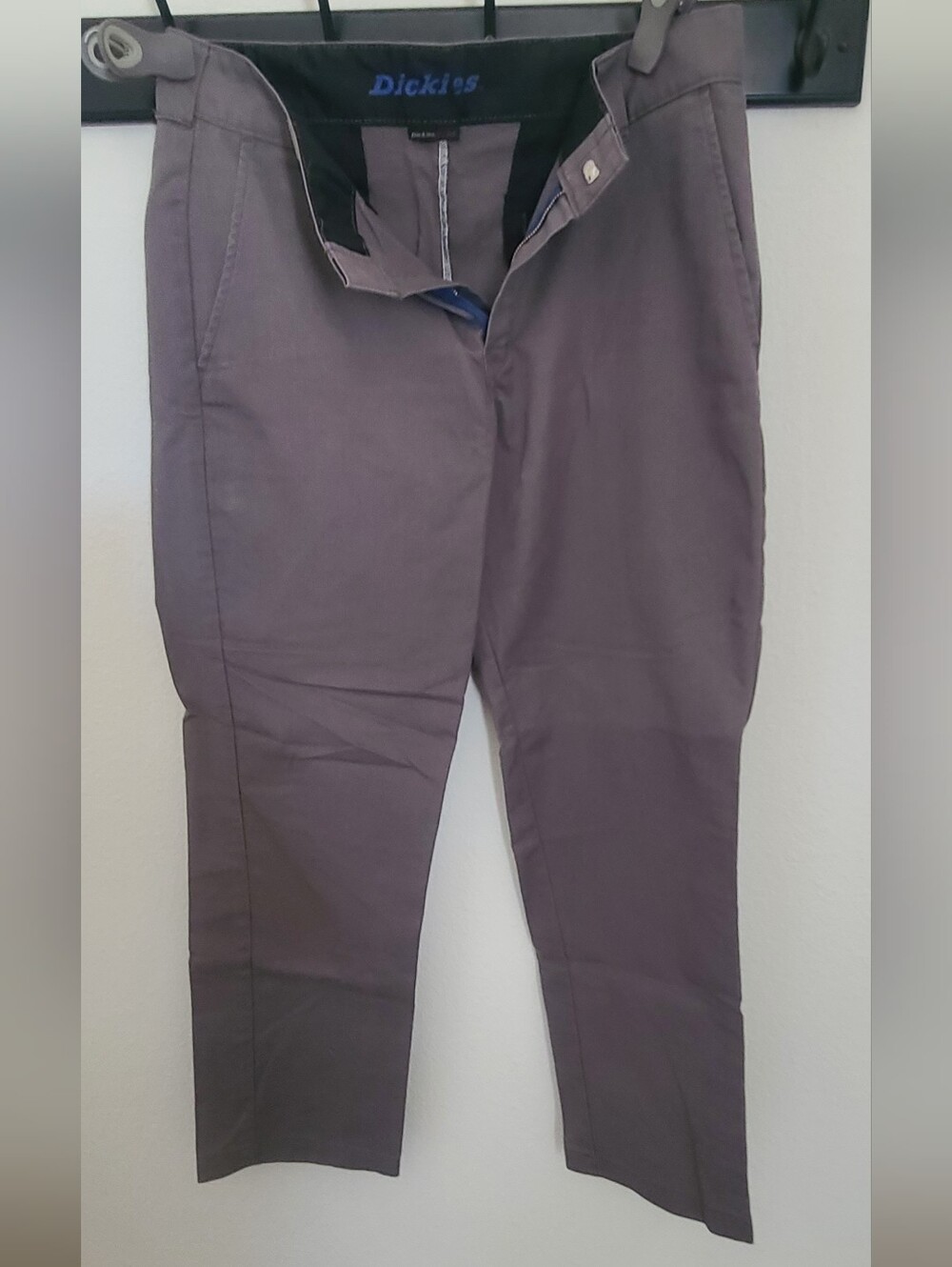 Dickies Men's Gray Slim Taper Pants
